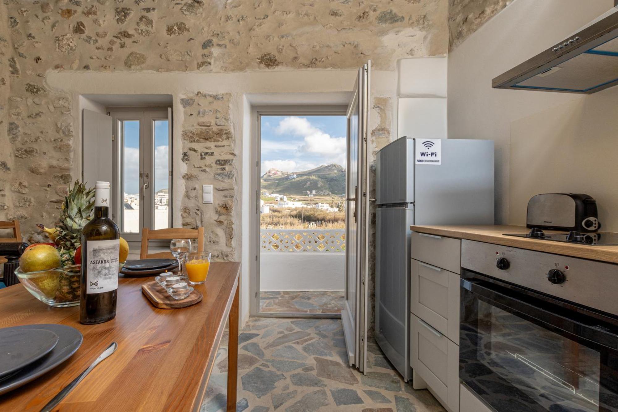 The White Stone House Apartment Naxos City Exterior foto